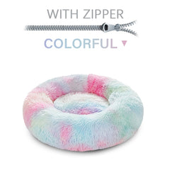 Round Zip Pet Dog Bed