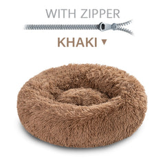 Round Zip Pet Dog Bed
