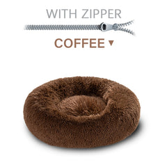 Round Zip Pet Dog Bed
